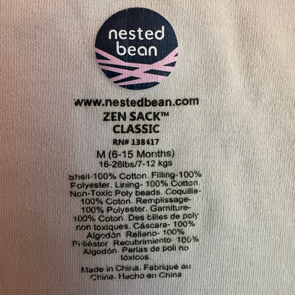 Nested Bean classic Zen sleep sack medium 6-15mo - Picture 3 of 3